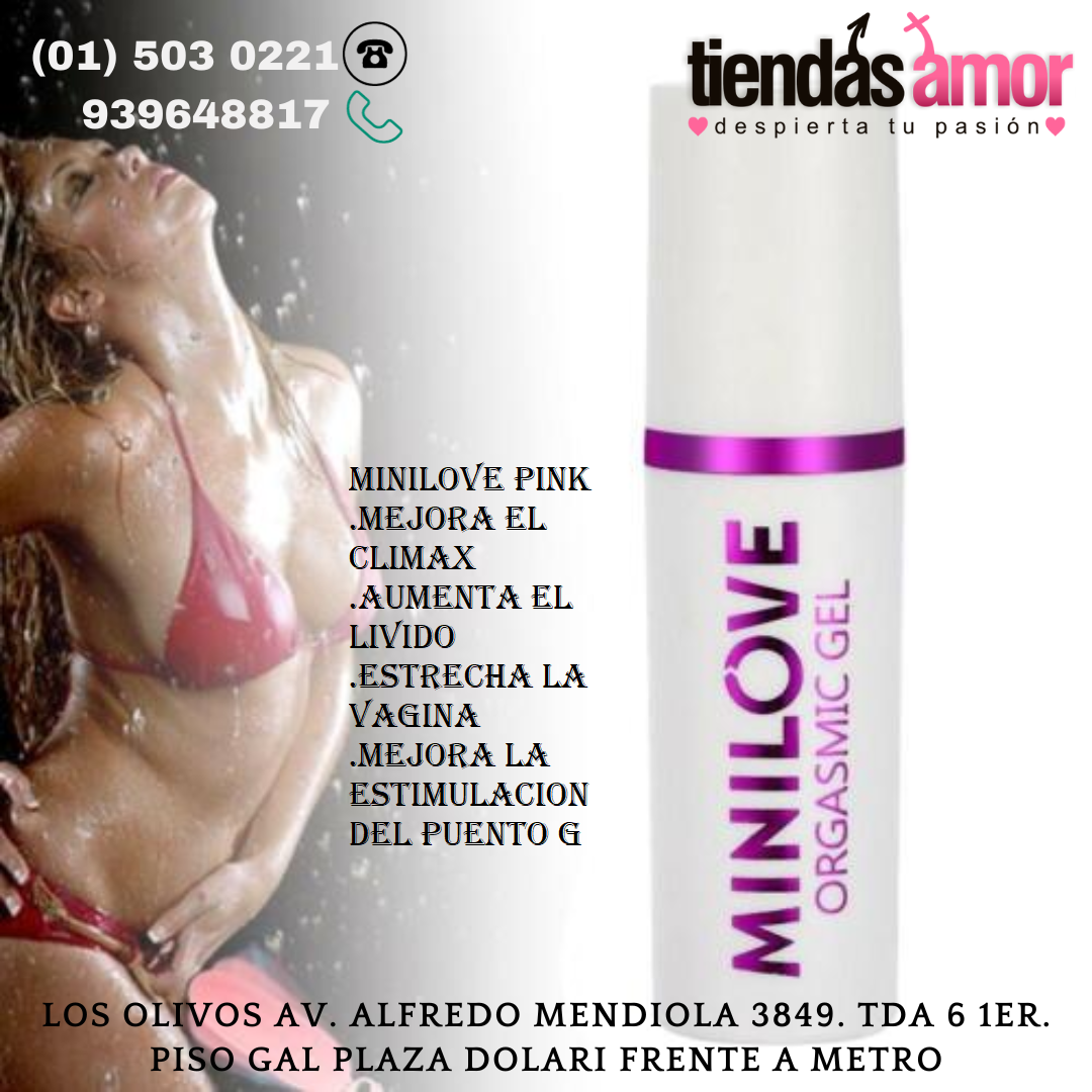 minilove pink - exitante y reductor vaginal sexshop puente piedra